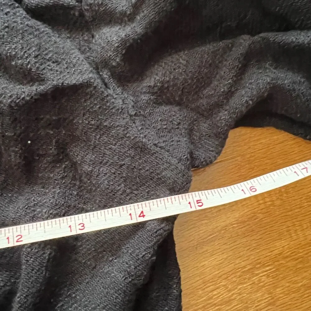 Free People Love of My Life Midi Dress Size XS Black Button Front Cotton Gauze